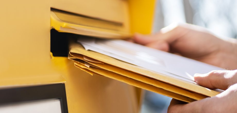 Letter In Envelope Or Document In Mailbox